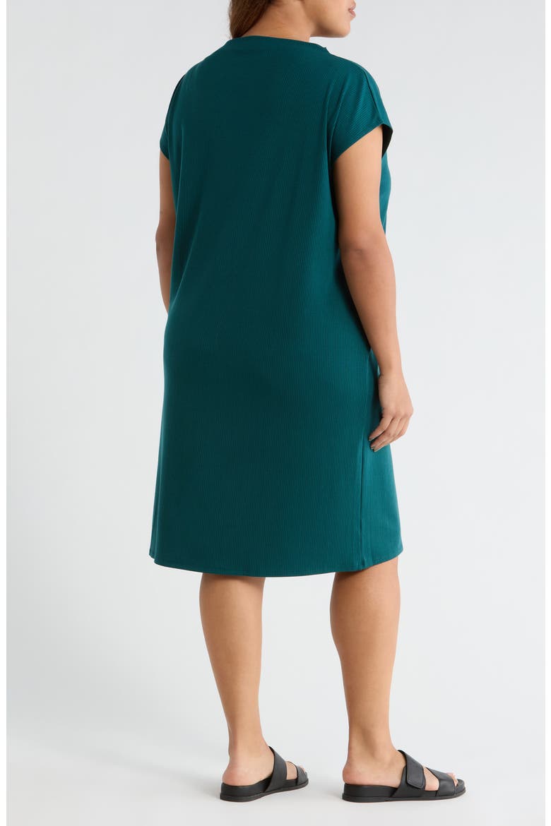 Funnel Neck Maxi Dress, Alternate, color, KELP