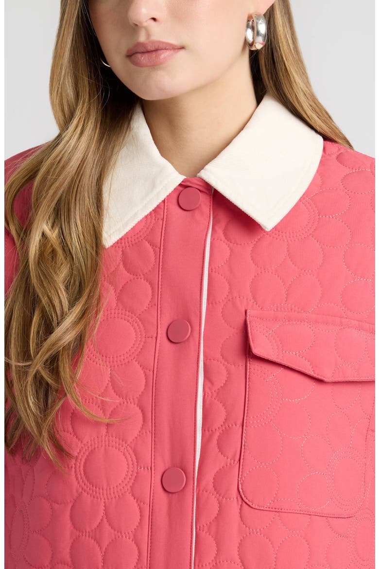 Quilted Shacket, Alternate, color, PITAYA RED