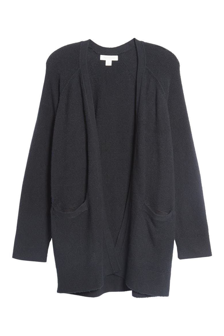 Treasure&Bond 'Throw On' Cardigan, Alternate, color, BLACK