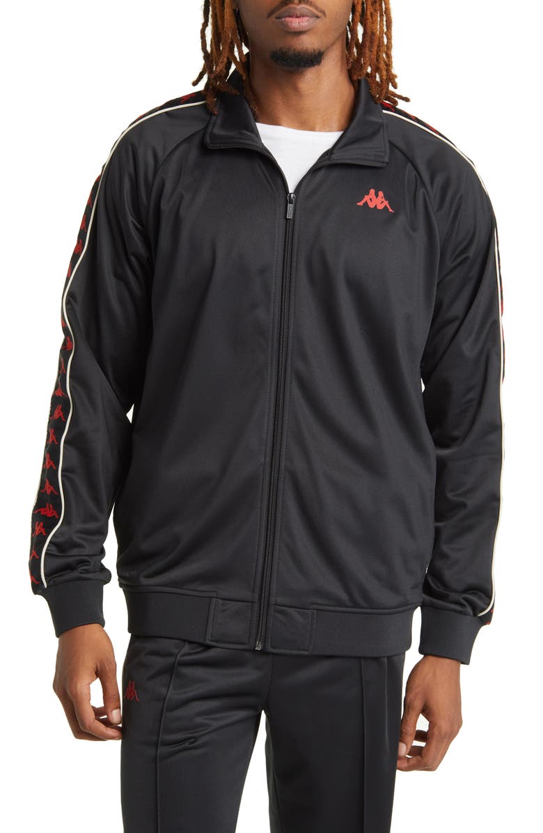 KAPPA Banda Anniston Omini Logo Tape Tricot Fleece Track Jacket, Alternate, color,