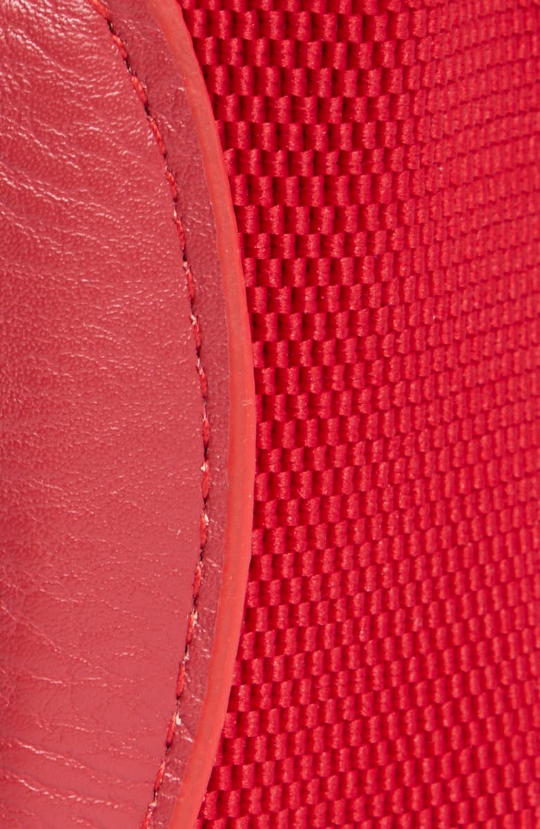 AREA STARS Carina Faux Pearl Buckle Stretch Belt, Alternate, color, Red