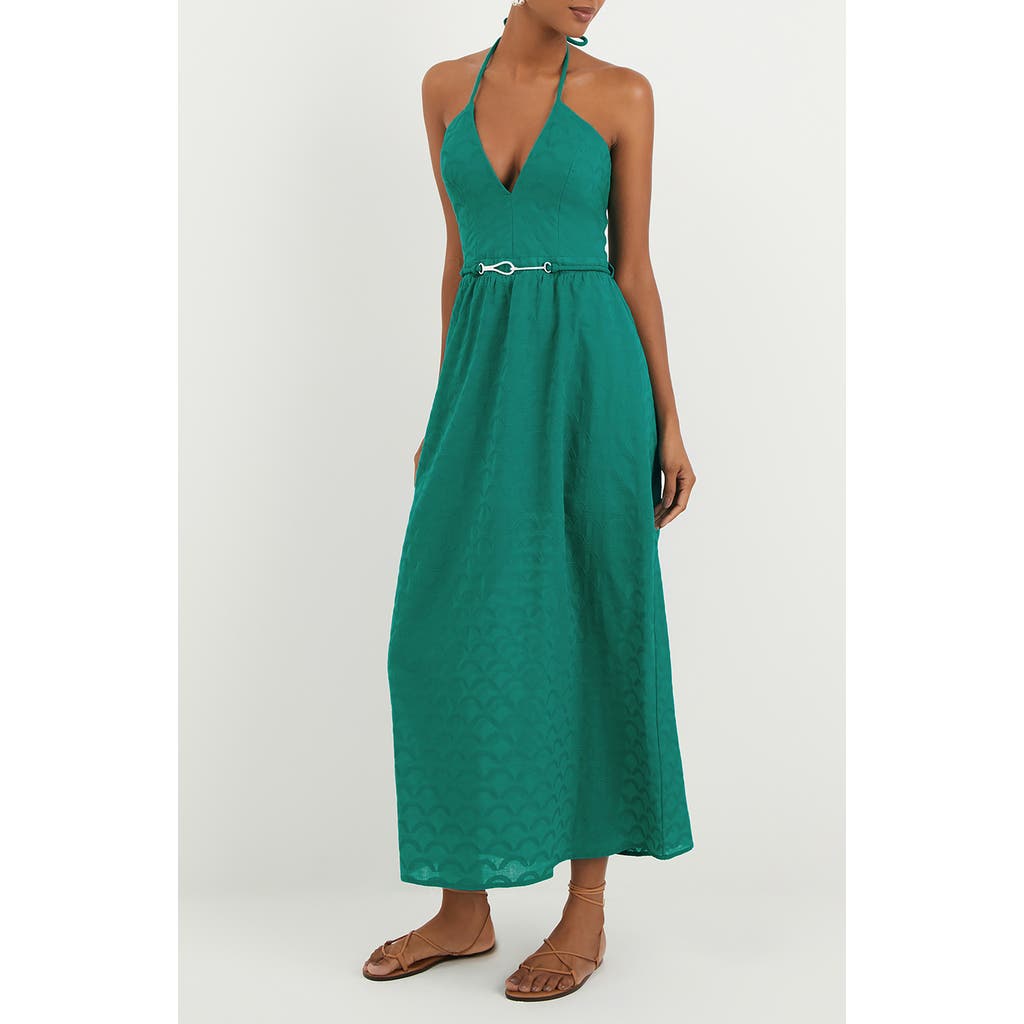 Vix Paula Hermanny Marina Halter Cover-up Dress