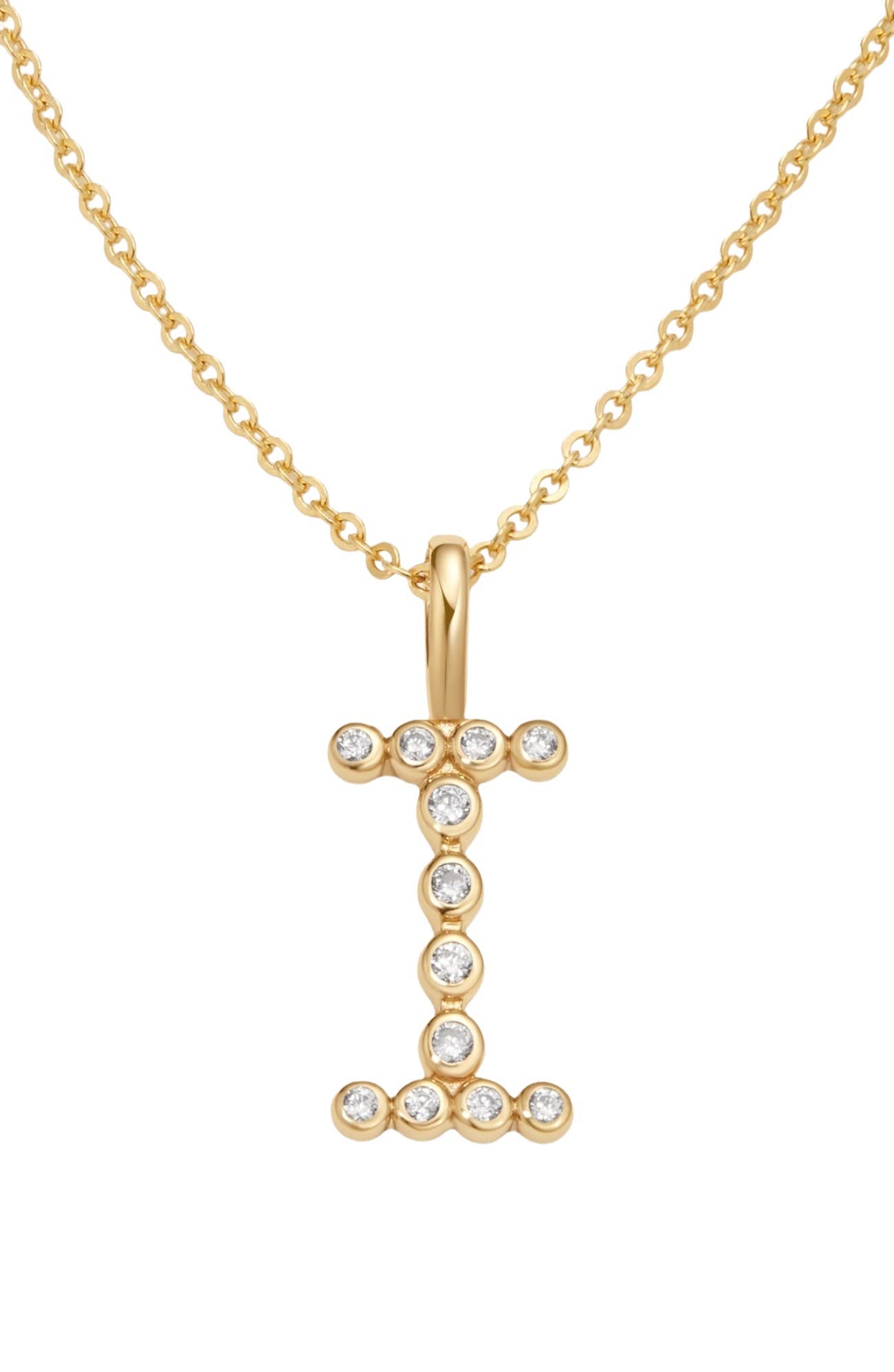 Gold Vermeil Initial I