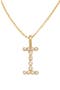  Gold Vermeil Initial I