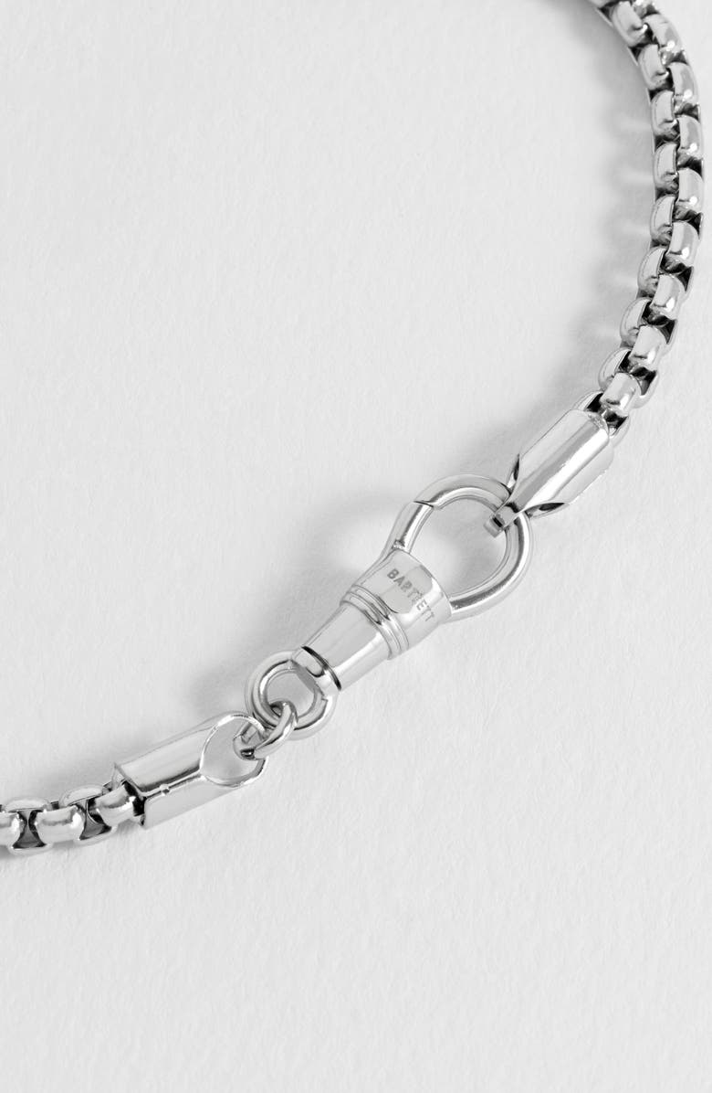 Estella Bartlett Chunky Rounded Box Chain Bracelet, Alternate, color, Silver