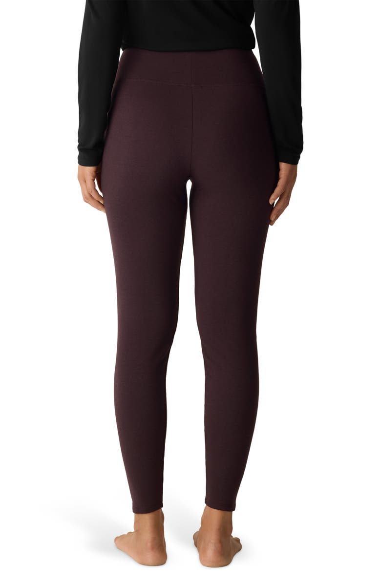 Eileen Fisher High Waist Ankle Leggings, Alternate, color, Casis