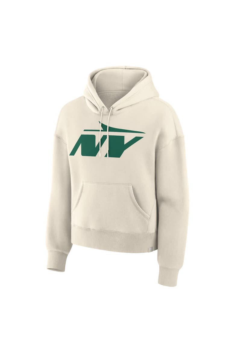 Women's Fanatics Cream New York Jets Dove Legacy Pullover Hoodie, Alternate, color, Cream