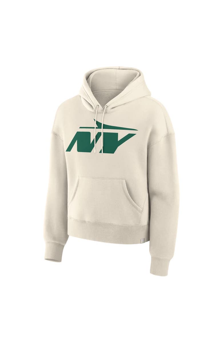 FANATICS Women's Fanatics Cream New York Jets Dove Legacy Pullover Hoodie, Alternate, color, Cream