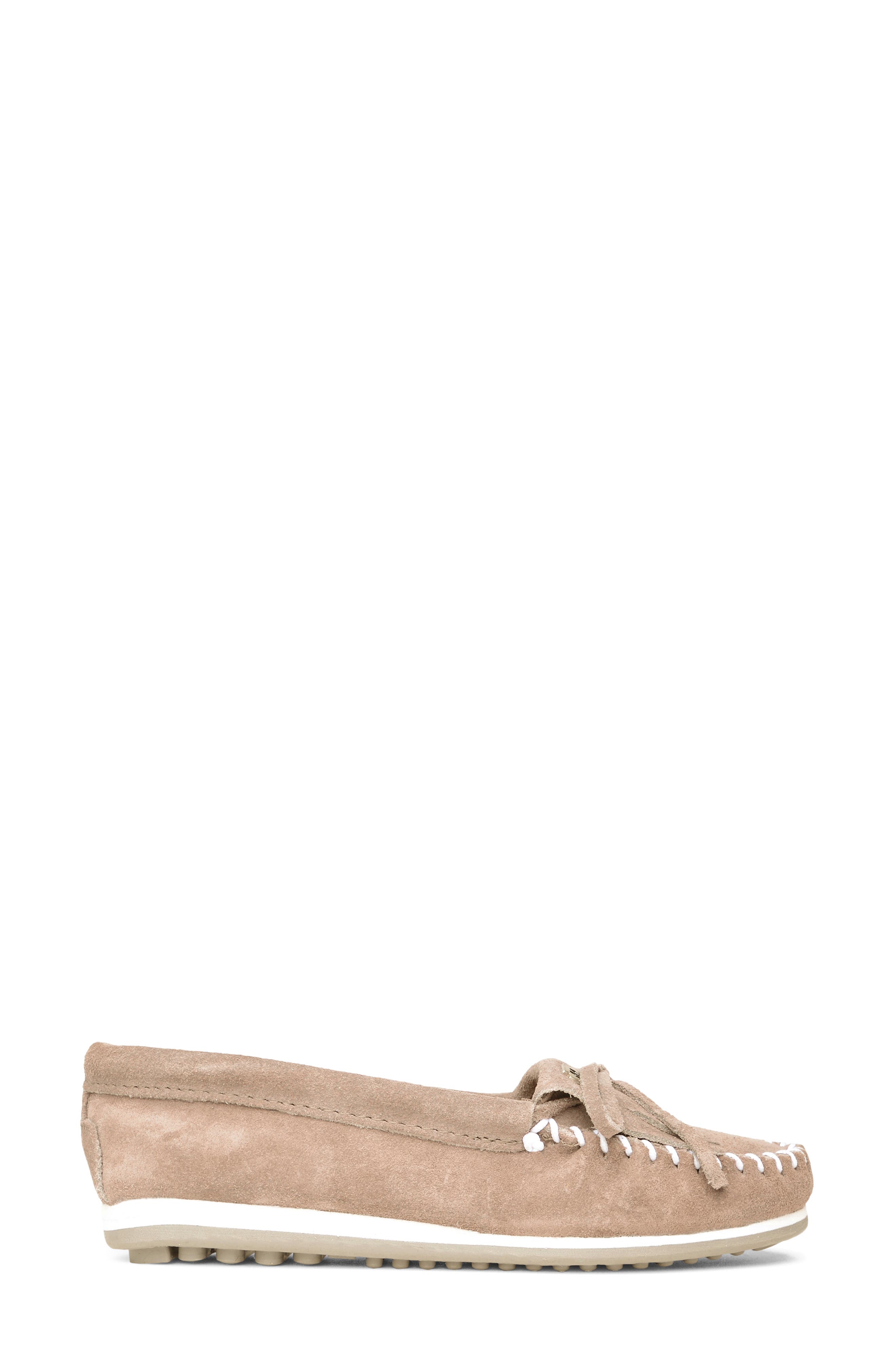 Kilty Plus Driving Shoe, Alternate, color, STONE SUEDE