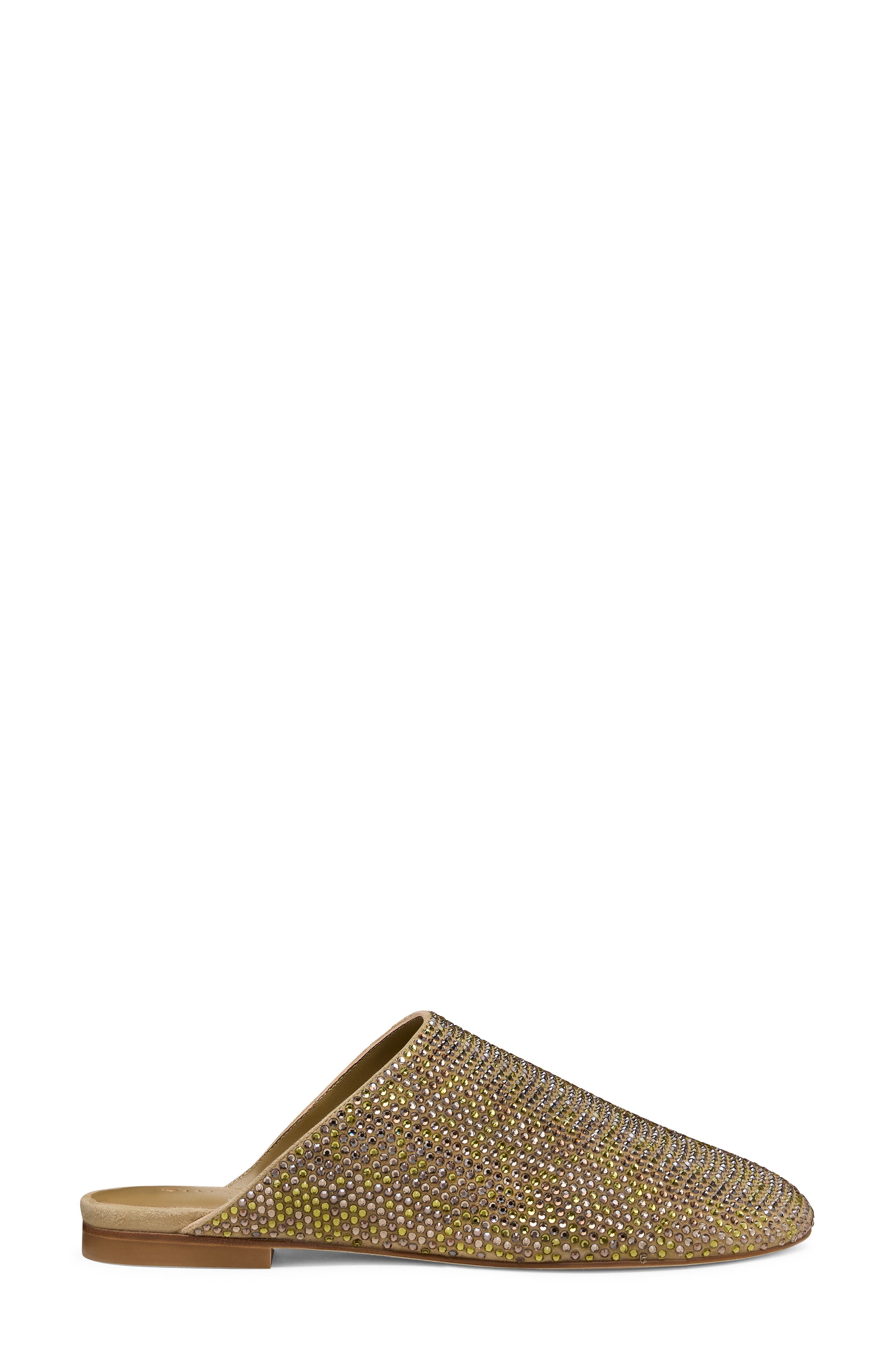 Talia Shine Mule, Alternate, color, GOLDEN OLIVE