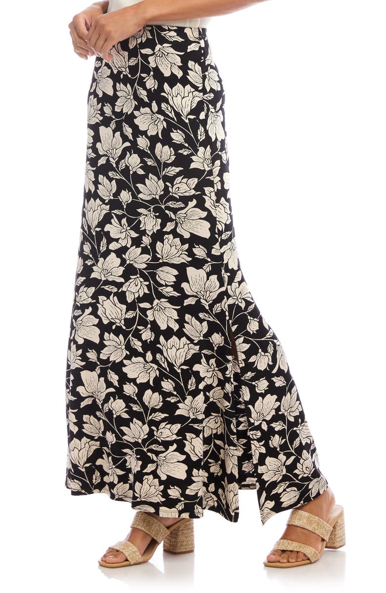 Karen Kane Flared Maxi Skirt, Alternate, color, 