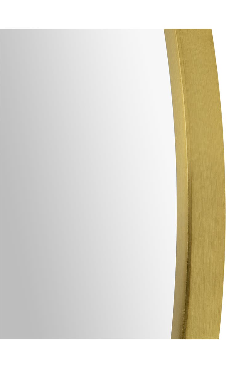 Renwil Parga Round Mirror, Alternate, color, Satin Brass