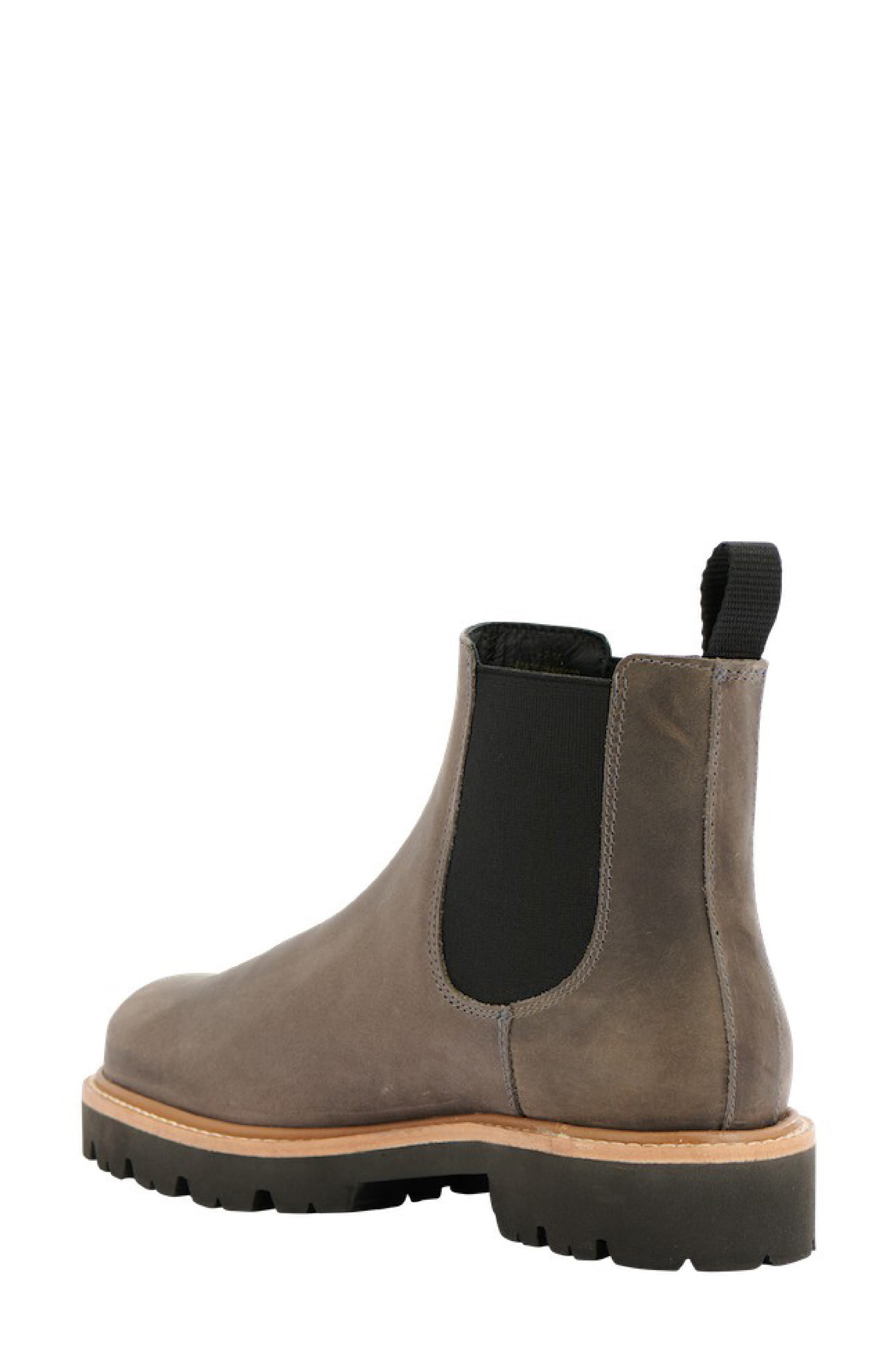 Nisolo Go-To Lug 2.0 Chelsea Boot, Alternate, color, Grey