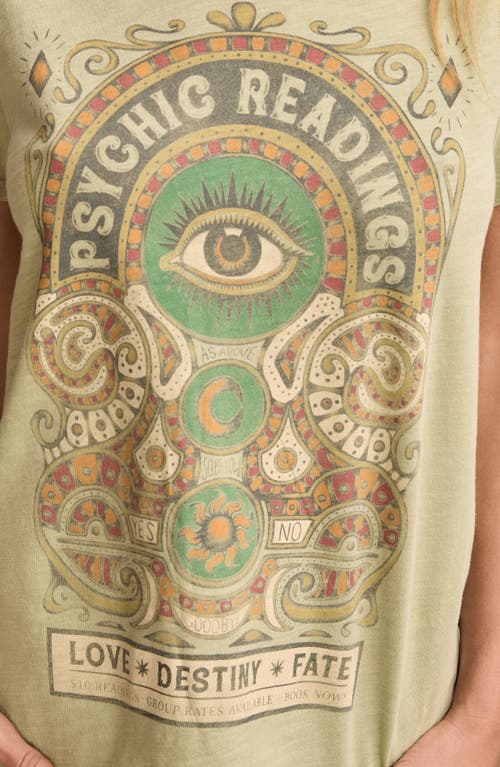 LUCKY BRAND LUCKY BRAND PSYCHIC READING COTTON GRAPHIC T-SHIRT