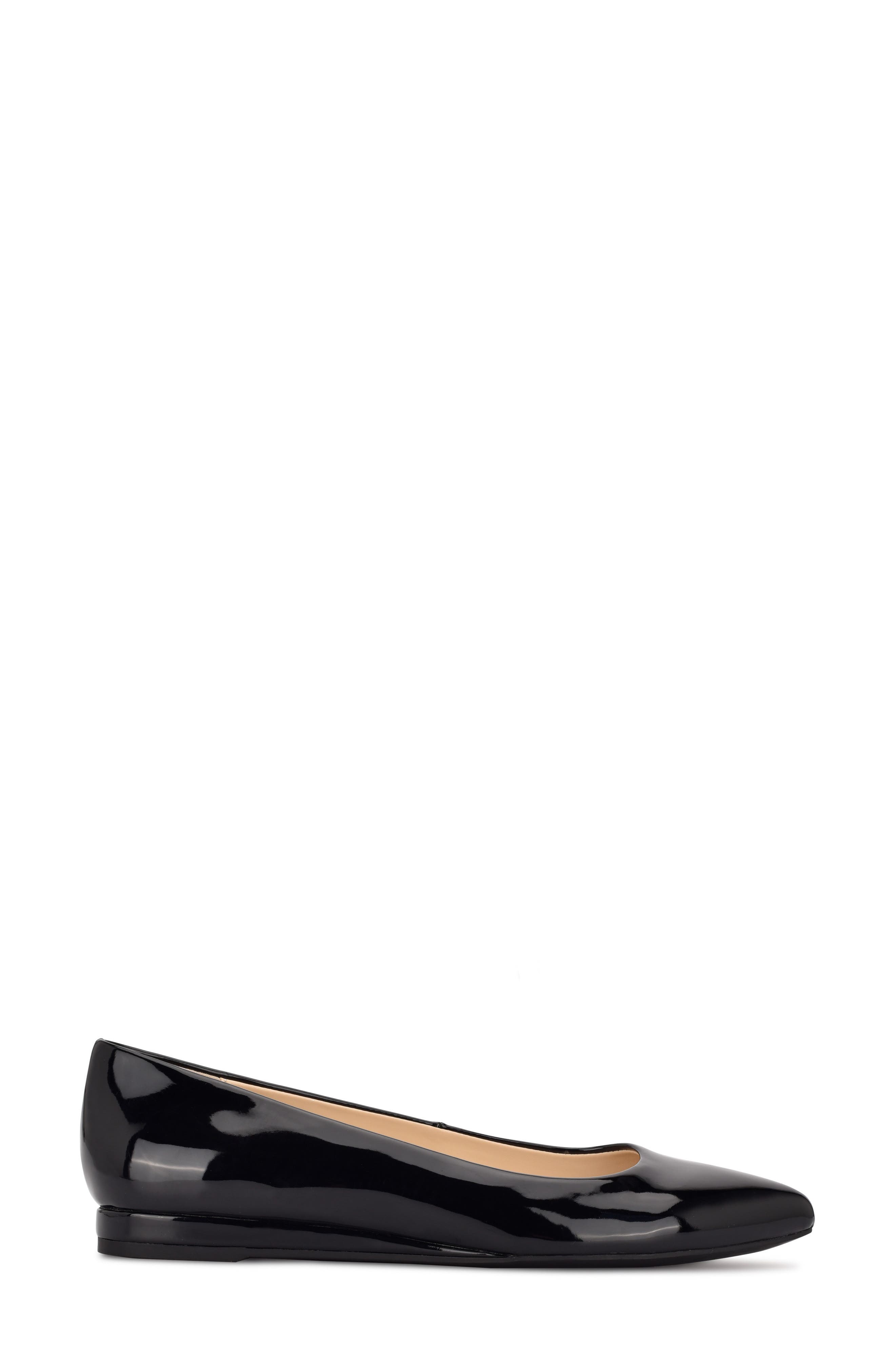 Nine West Almond Toe Flat, Alternate, color, 
