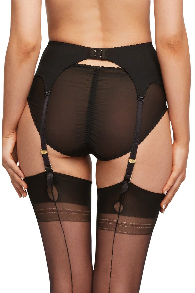 Cora Suspender Belt, Alternate, color, BLACK