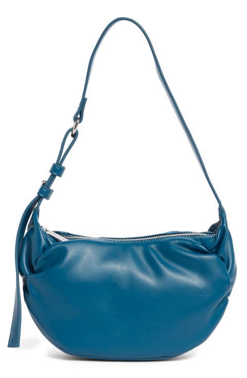 Small Pleated Hobo Bag