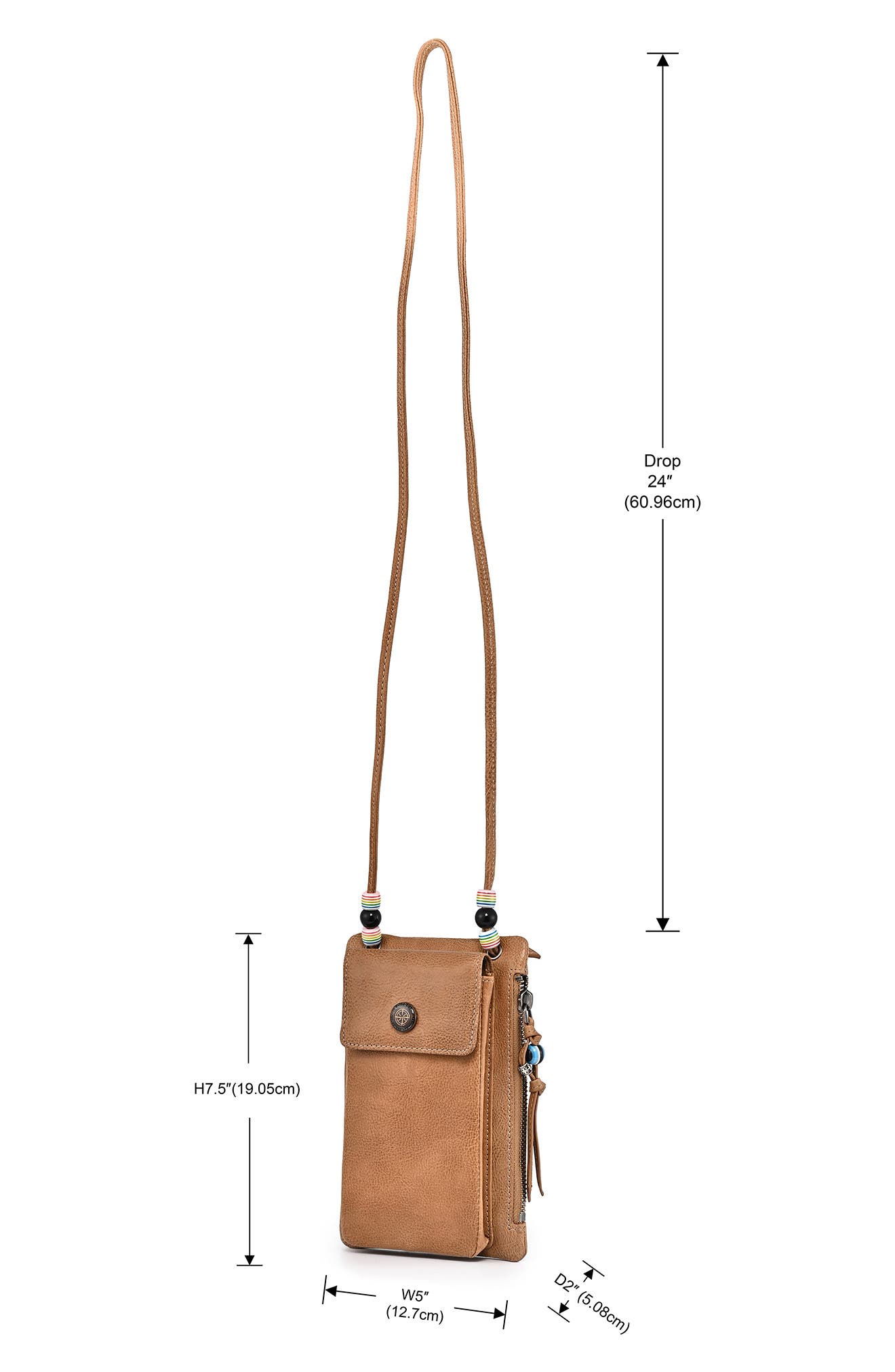 Northwood Crossbody Wallet, Alternate, color, TAN