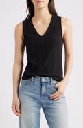 Wit & Wisdom V-Neck Rib Tank