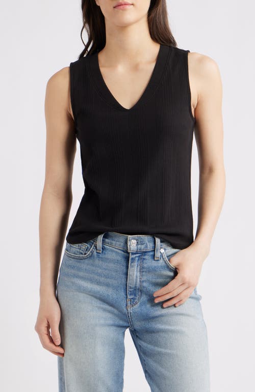 Wit & Wisdom V-neck Rib Tank