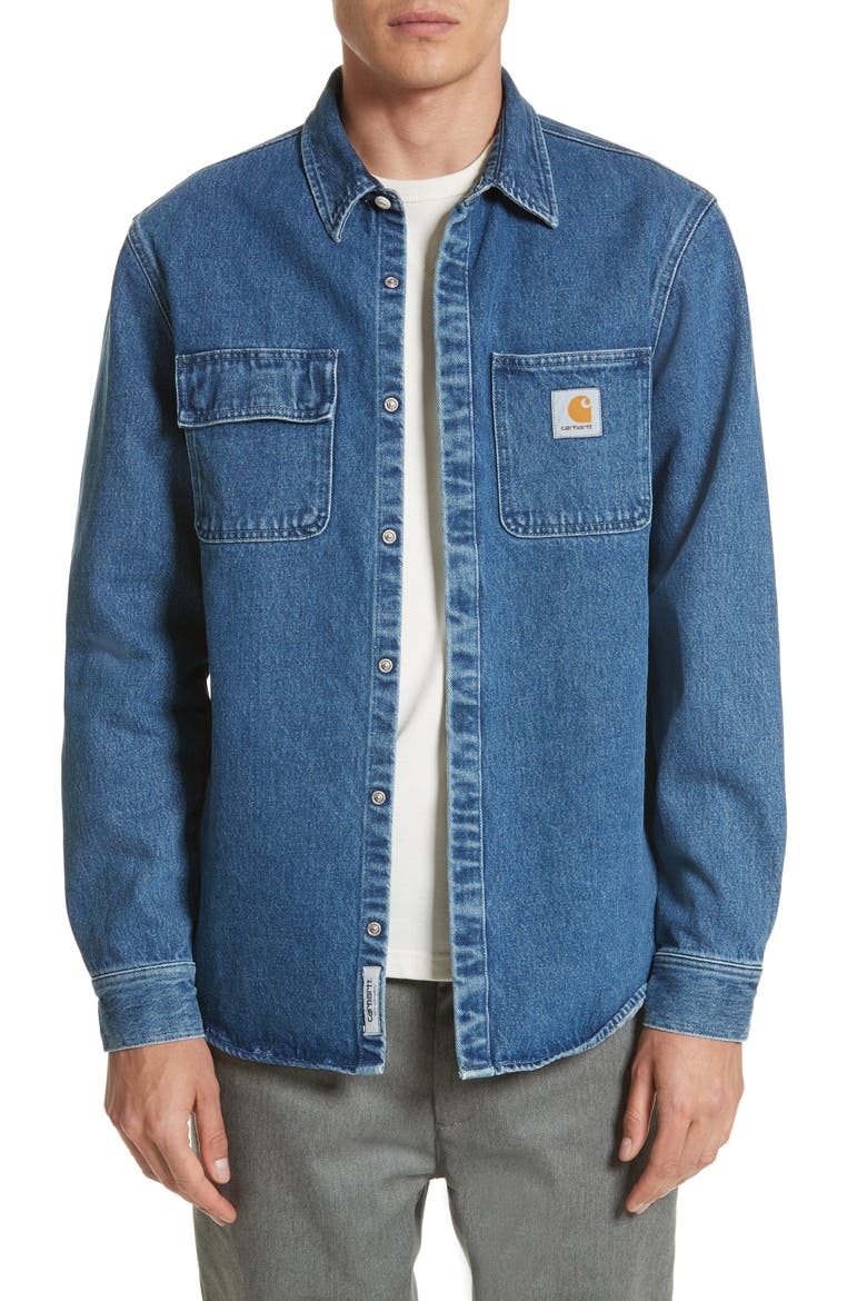 Salinac Shirt Jacket, Main, color, BLUE