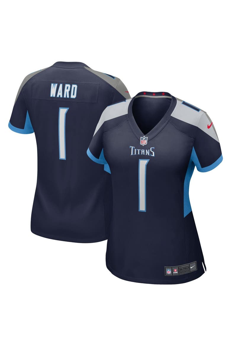Women's Nike Cameron Ward Navy Tennessee Titans 2025 NFL Draft First Round Pick  Alternate Game Jersey, Main, color, Navy