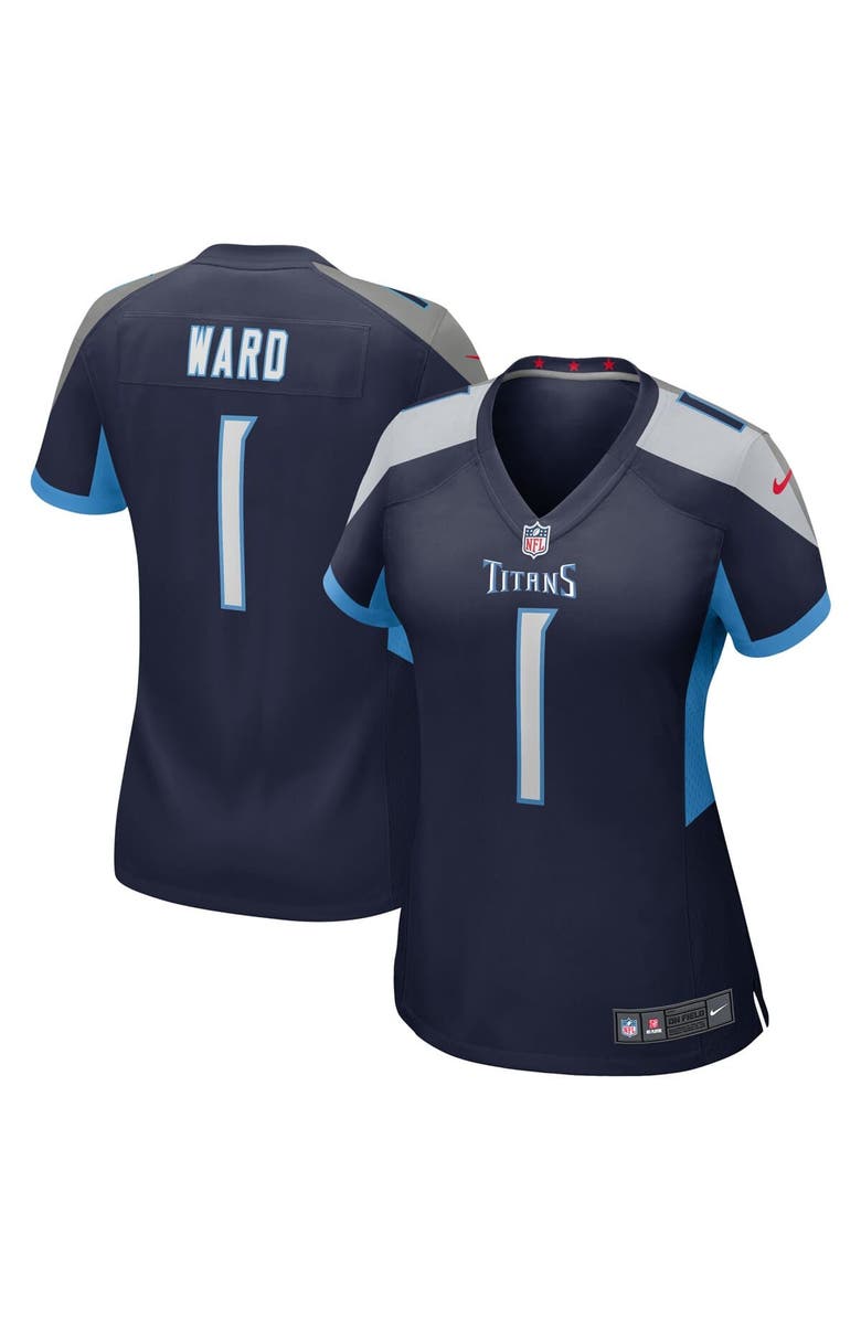 Nike Women's Nike Cameron Ward Navy Tennessee Titans 2025 NFL Draft First Round Pick Alternate Game Jersey, Main, color, Navy