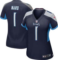 Nike Women's Nike Cameron Ward Navy Tennessee Titans 2025 NFL Draft First Round Pick  Alternate Game Jersey