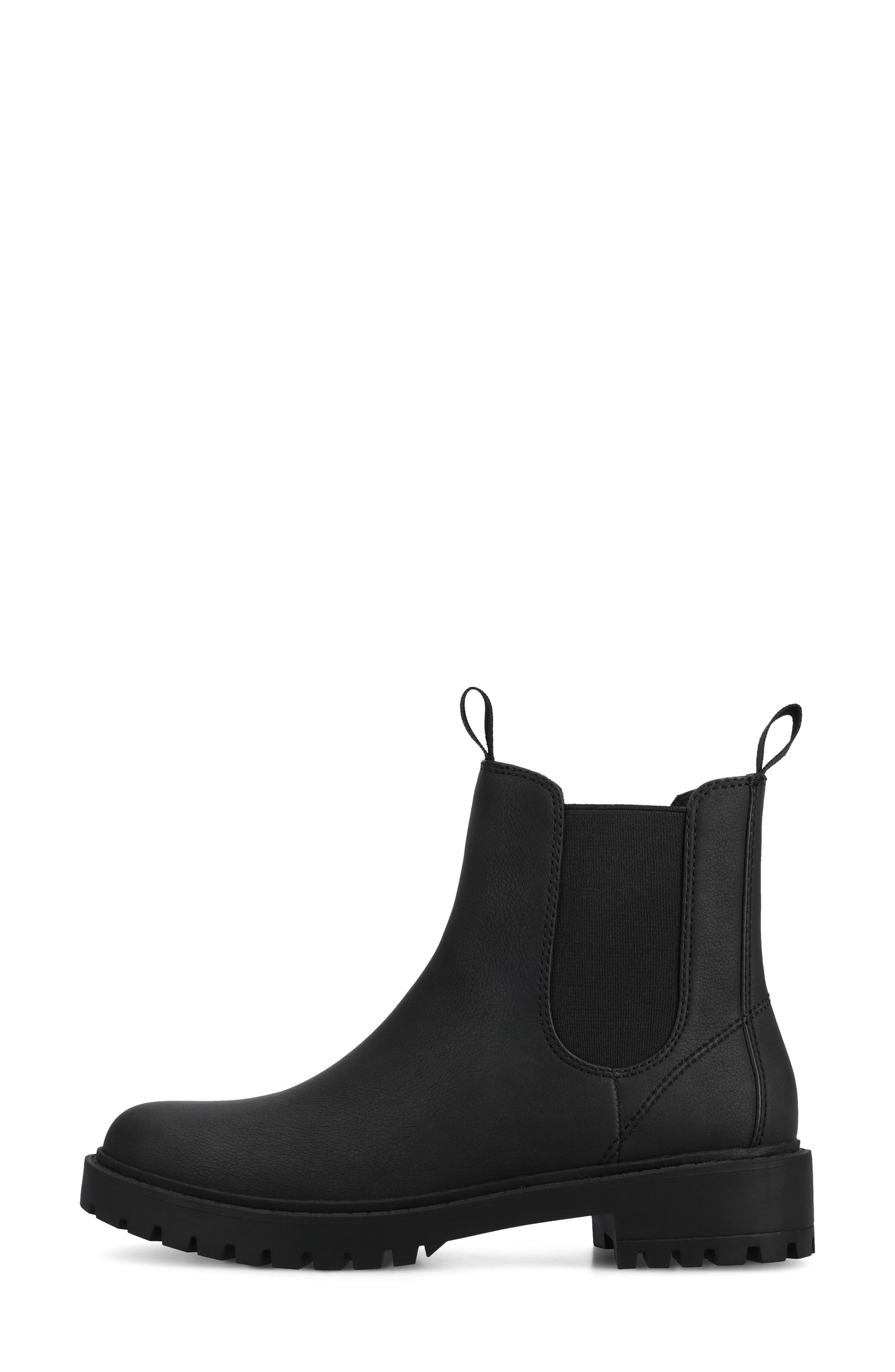 Journee Collection Blanche Chelsea Boot, Alternate, color, Vintage/ Black