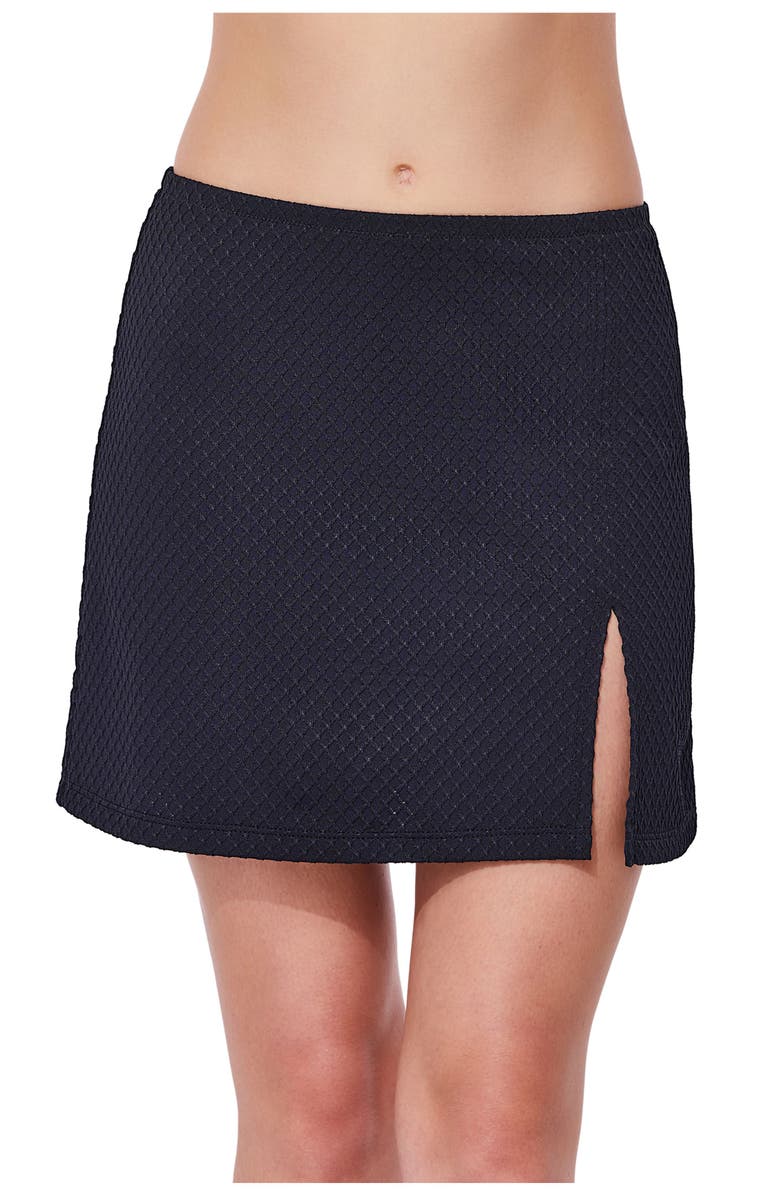 Gottex St. Tropez Textured Pull-On Skirt Cover-Up, Main, color, 