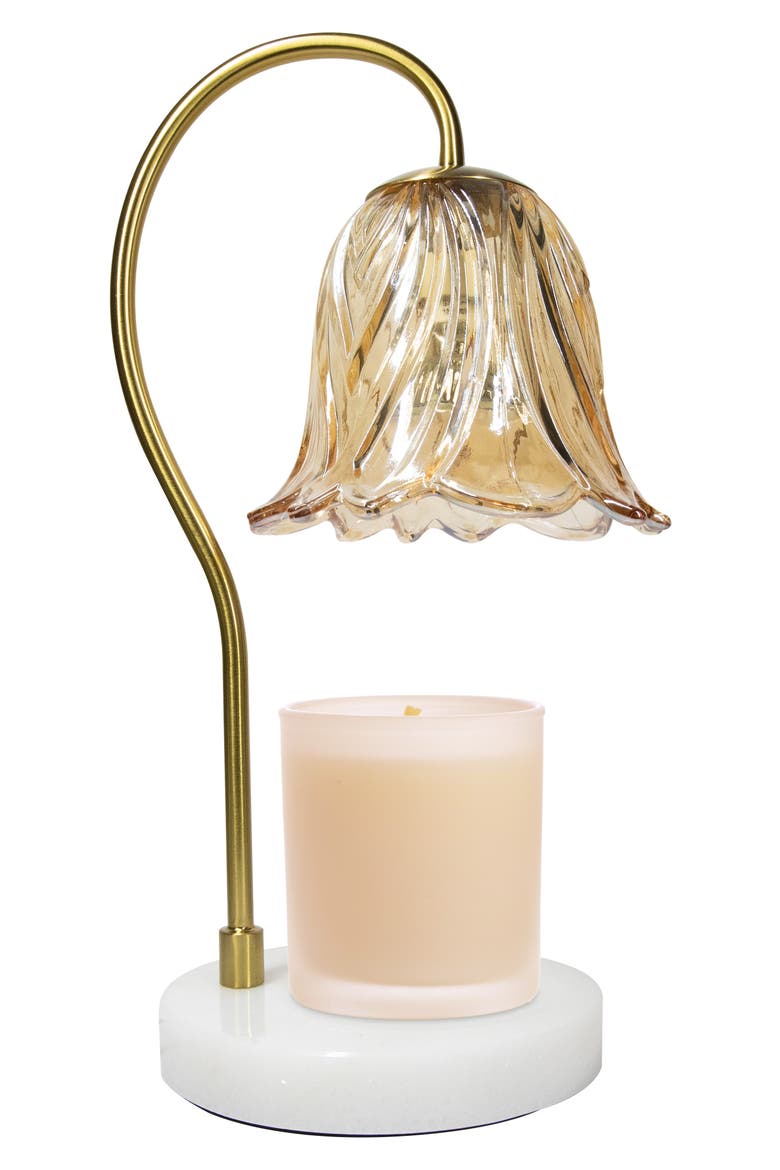 Rosabell Glow Candle Warmer, Alternate, color, AMBER