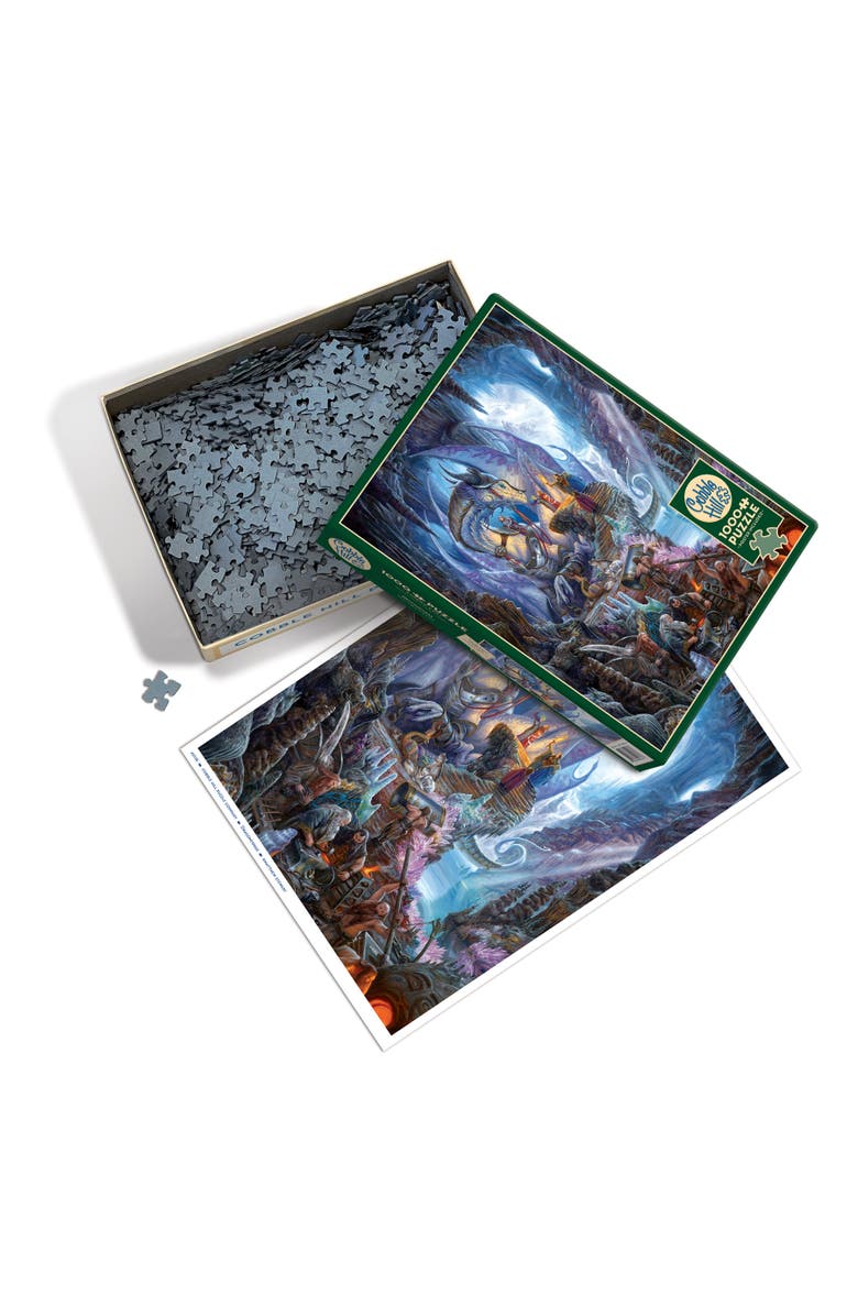 Cobble Hill Dragonforge 1000 Piece Puzzle, Alternate, color, Multicolored