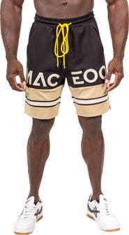 Maceoo Marthyr Logo Graphic Shorts