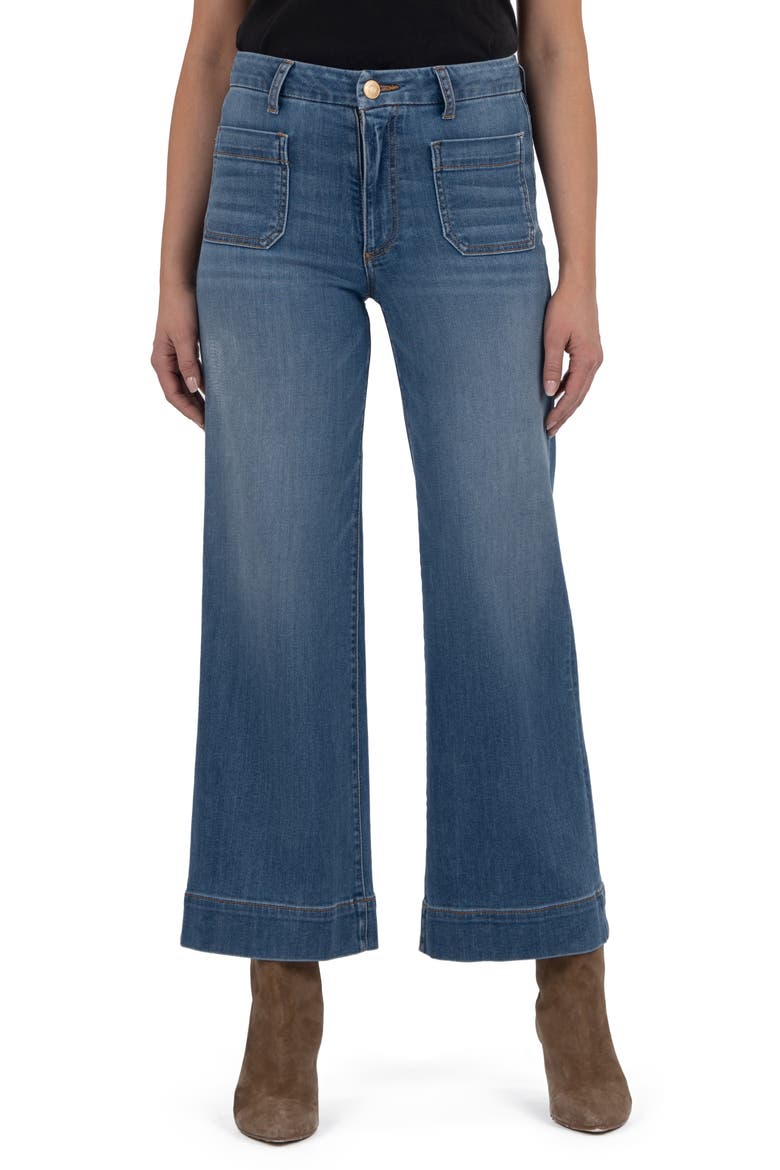 Meg High Waist Ankle Wide Leg Jeans, Main, color, RESTRAINT