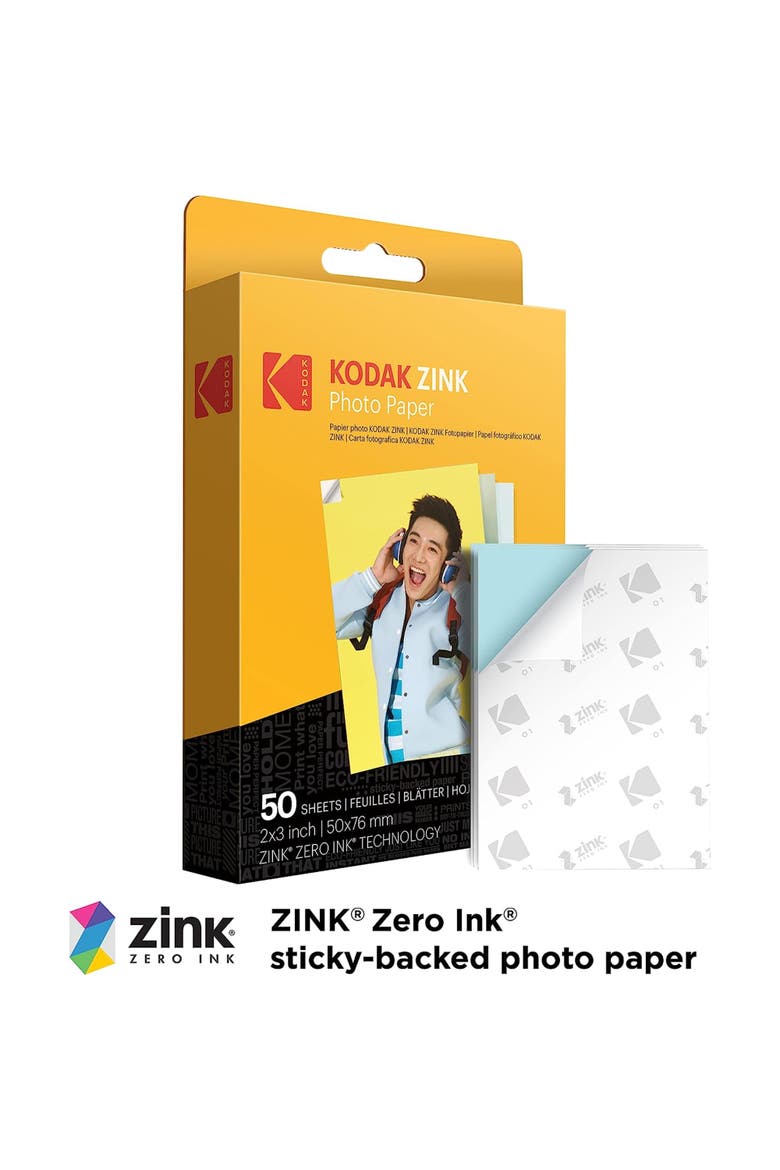 Zink Photo Paper Bundle 2x3, Alternate, color, White