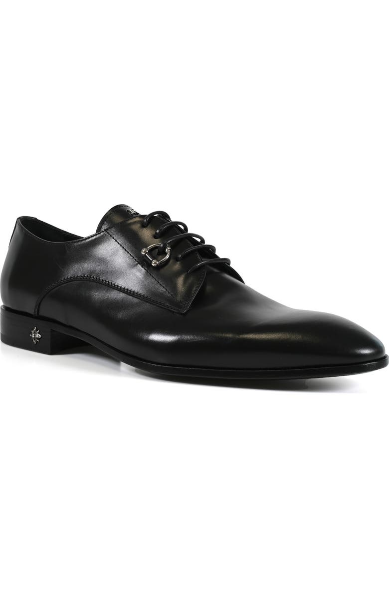 JOHN RICHMOND Plain Toe Derby, Main, color, Black
