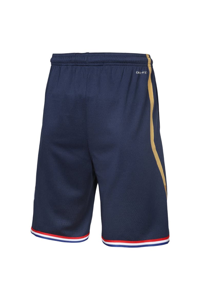 Youth Nike Navy Philadelphia 76ers 2025/26 City Edition Swingman Performance Shorts, Alternate, color, Navy