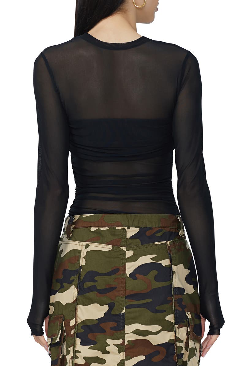 AFRM Sandrine Long Sleeve Mesh Top, Alternate, color,