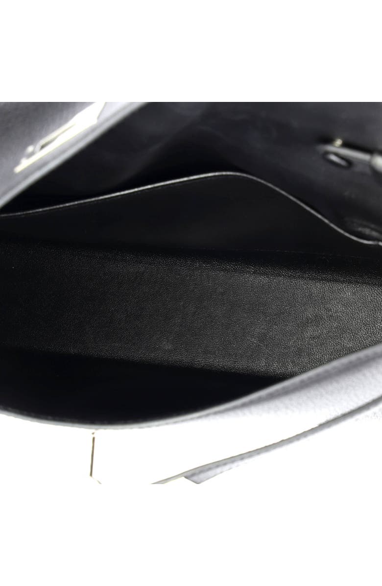 Pre-Owned Hermes Kelly Elan Shoulder Bag Chevre Chamkila, Alternate, color, Noir