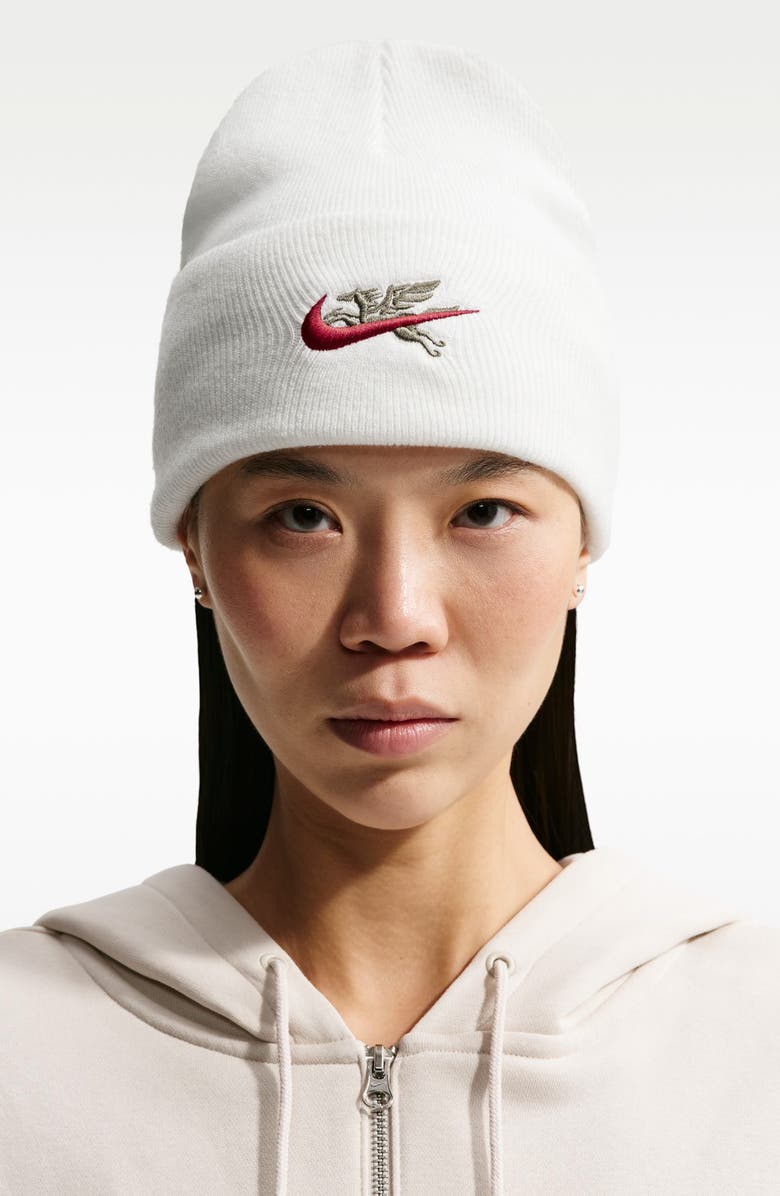 Nike Peak LNY Beanie, Alternate, color, Sail