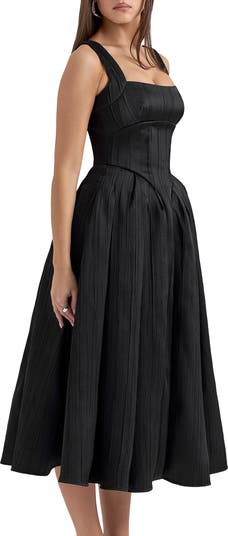Paloma Satin Midi Dress