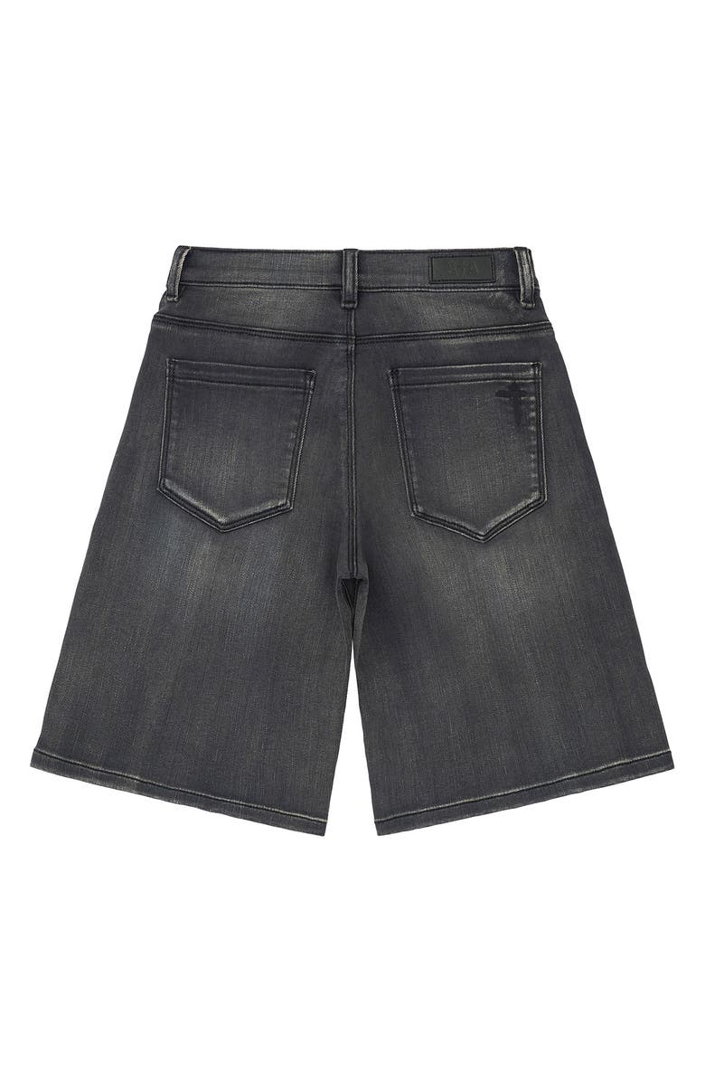 RtA Kids' Grove Bermuda Denim Shorts, Alternate, color, Midnight Ash