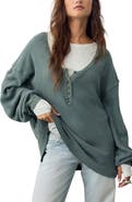 Free People Montreal Henley Thermal Top
