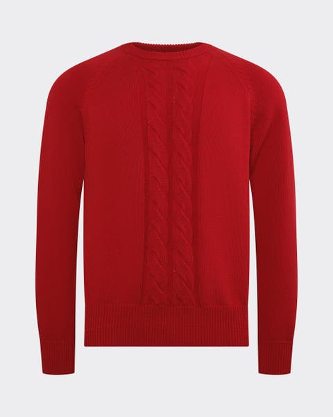Cotton Cableknit Sweater