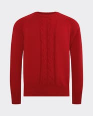le PÈRE Cotton Cableknit Sweater