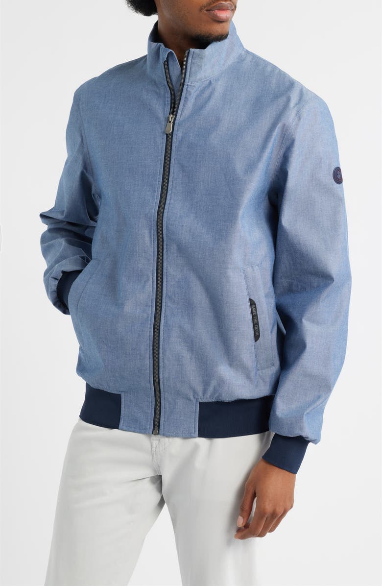 Save The Duck Clement Waterproof Jacket, Alternate, color, Indigo Chambray