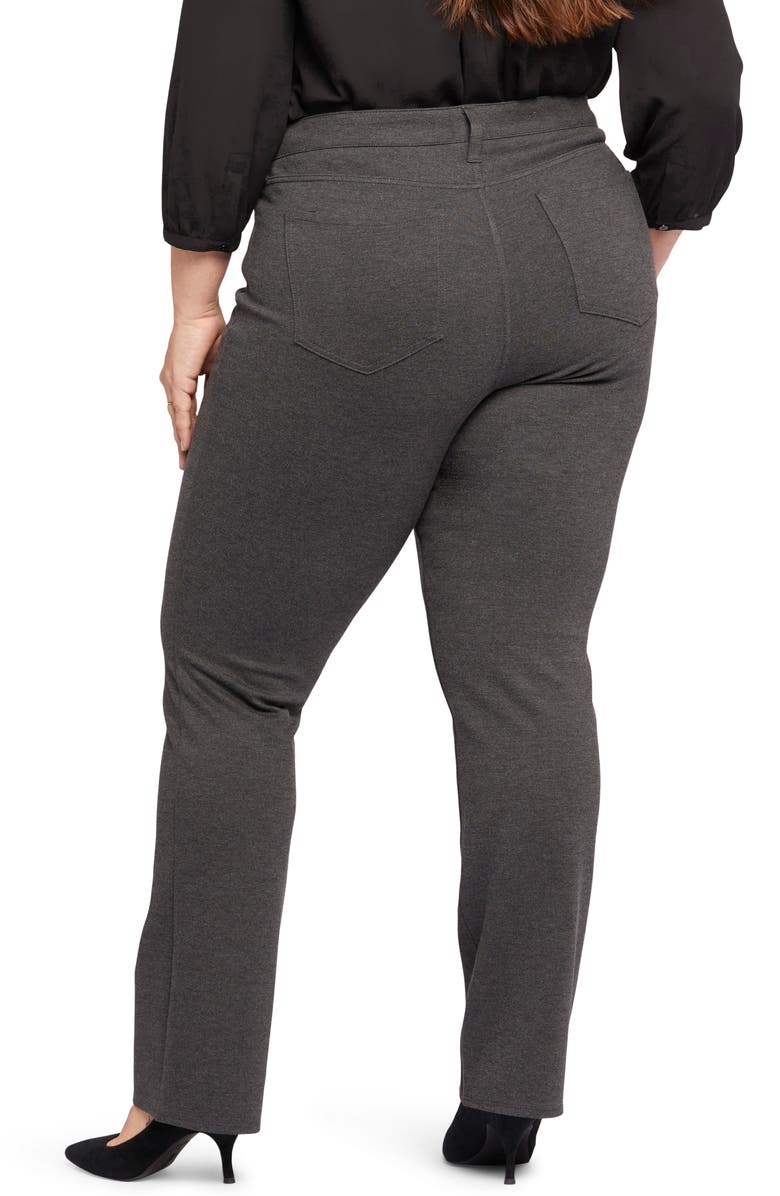 NYDJ Marilyn Straight Leg Pants, Alternate, color, Charcoal Heathered