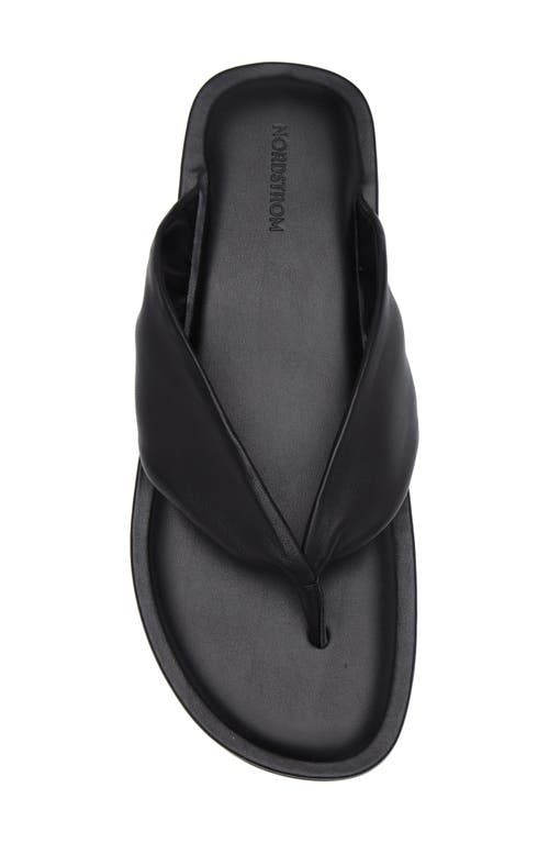 Nordstrom Sage Thong Sandal In Black