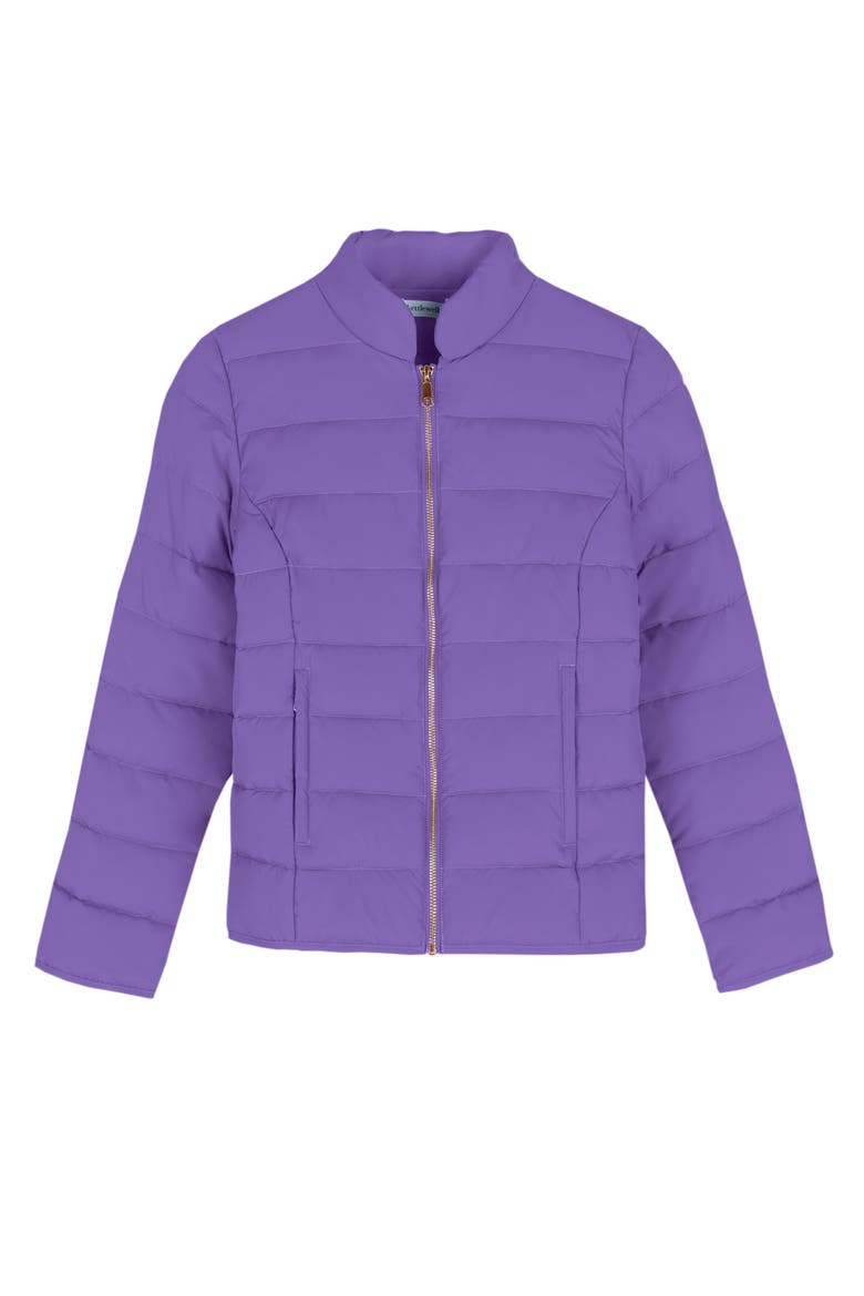 Kaitlyn Quilted Jacket, Alternate, color, Bluebell