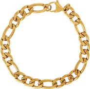 Lucky Brand Figaro Chain Bracelet, 8.5'' Chain